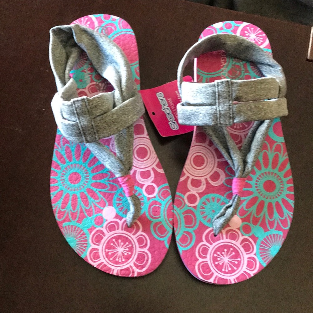 Skechers Yoga Foam Girls Sandals